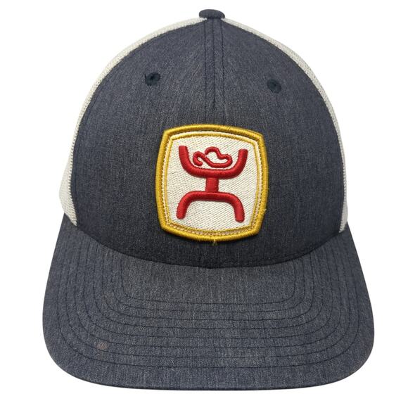 Get Your Hooey Snapback Trucker Hat Blue One Size Adjustable Embroidered 6 Panel - Picture 1 of 9